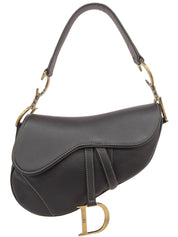 レザーサドルバッグ ブラック