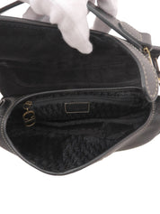 レザーサドルバッグ ブラック