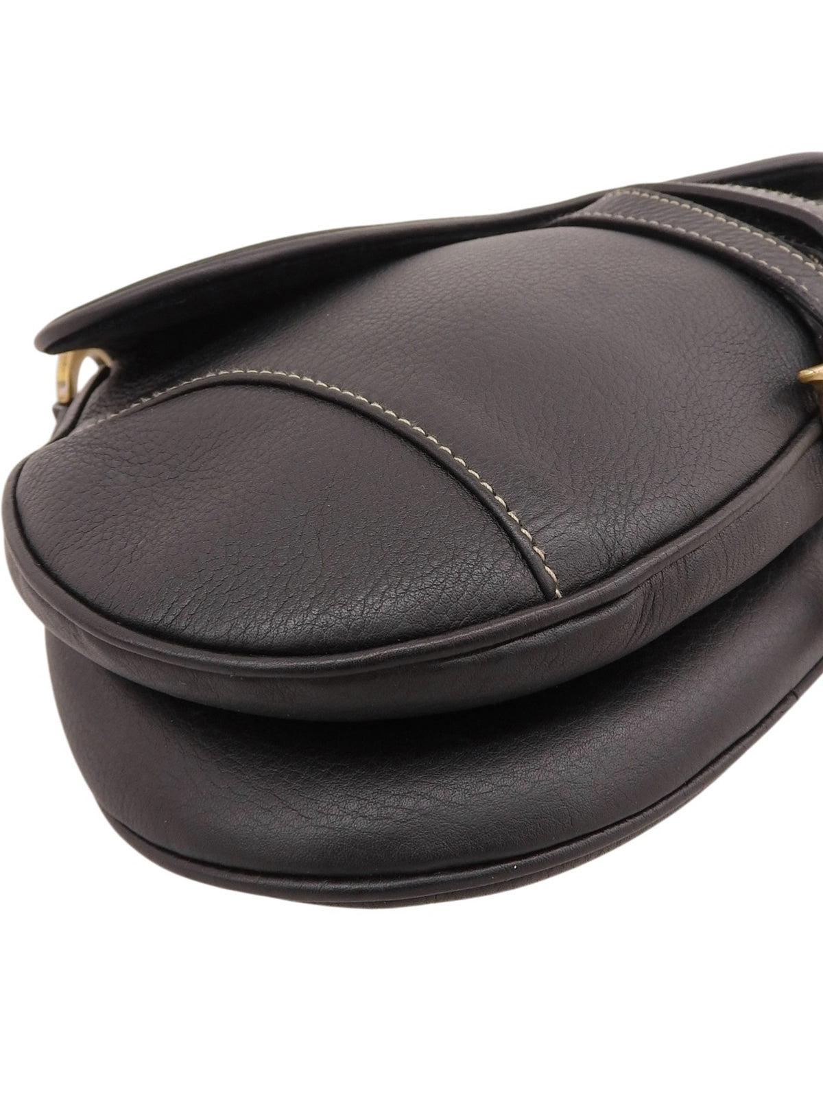 レザーサドルバッグ ブラック