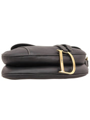 レザーサドルバッグ ブラック