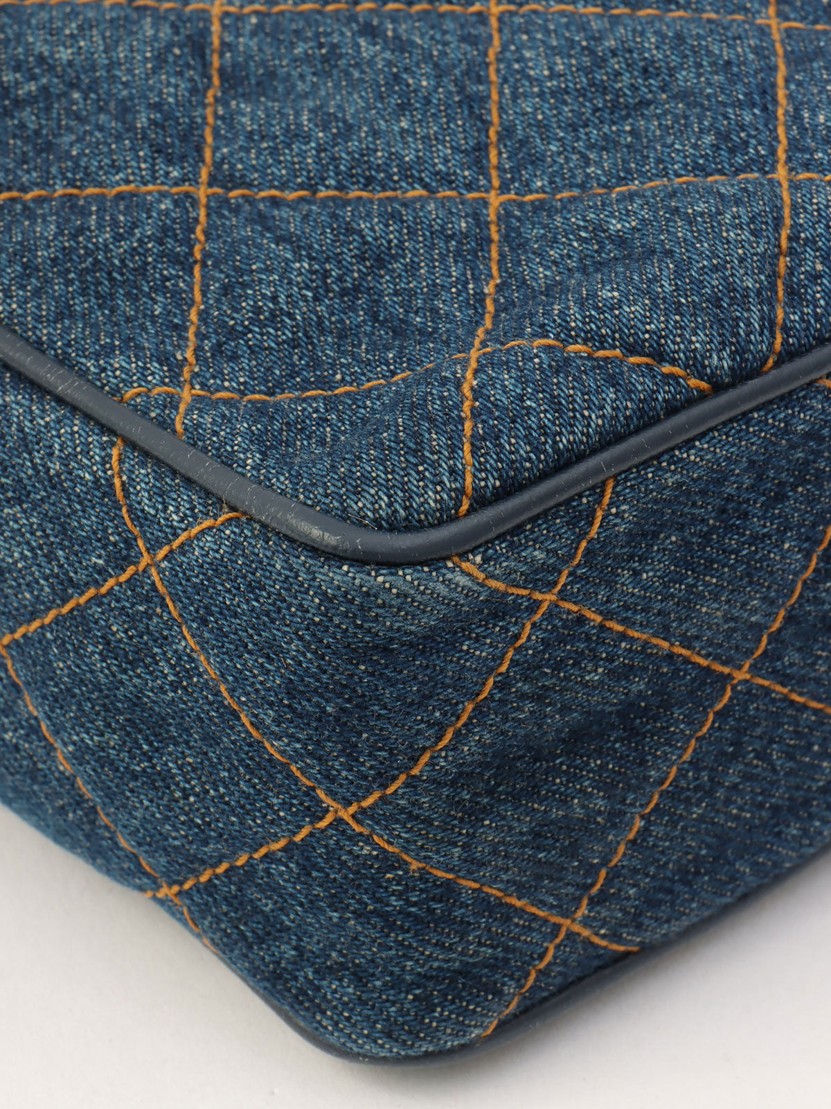 1997年頃製 デニムCCターンロックチェーンショルダーバッグ インディゴ