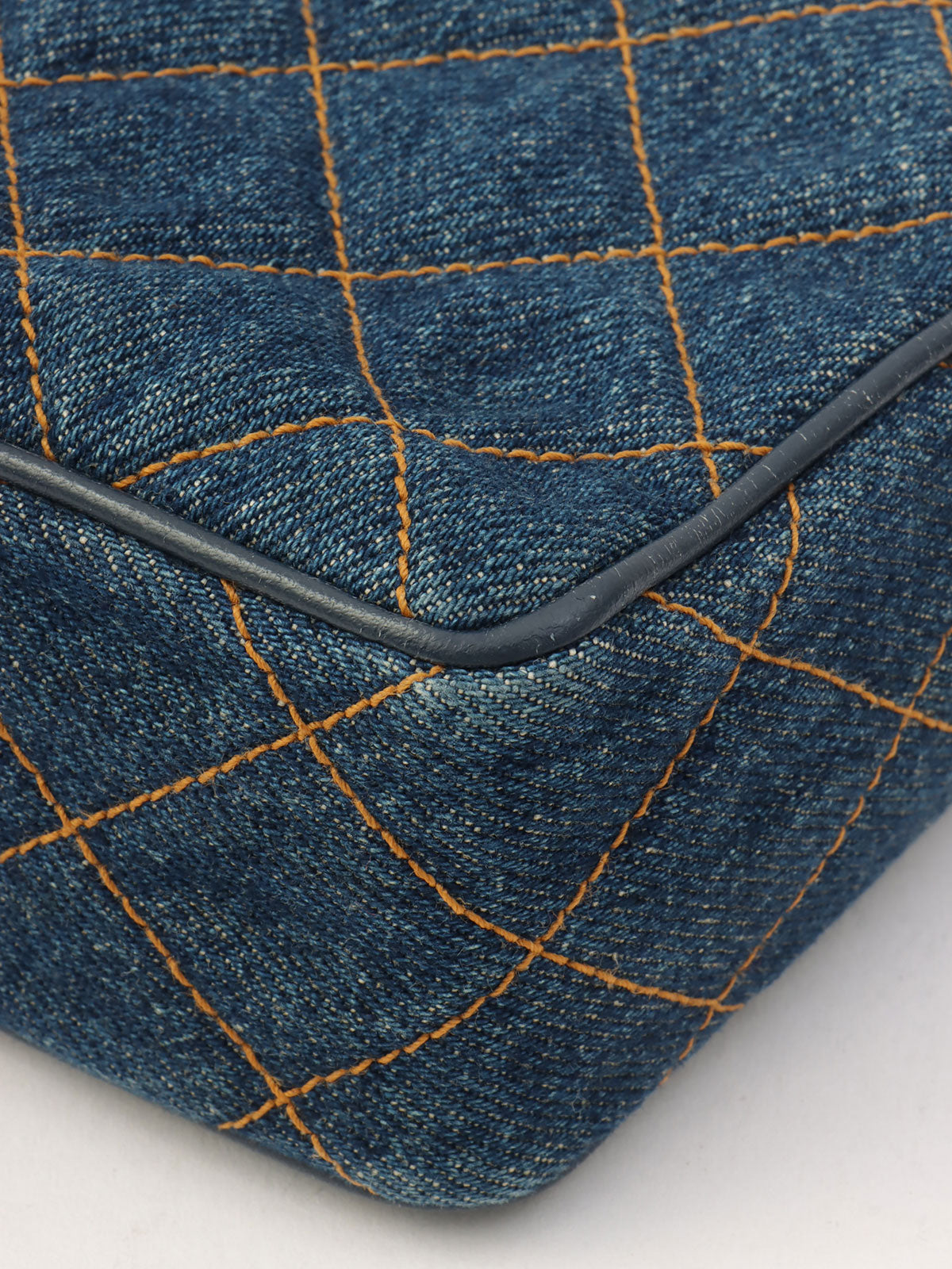 1997年頃製 デニムCCターンロックチェーンショルダーバッグ インディゴ