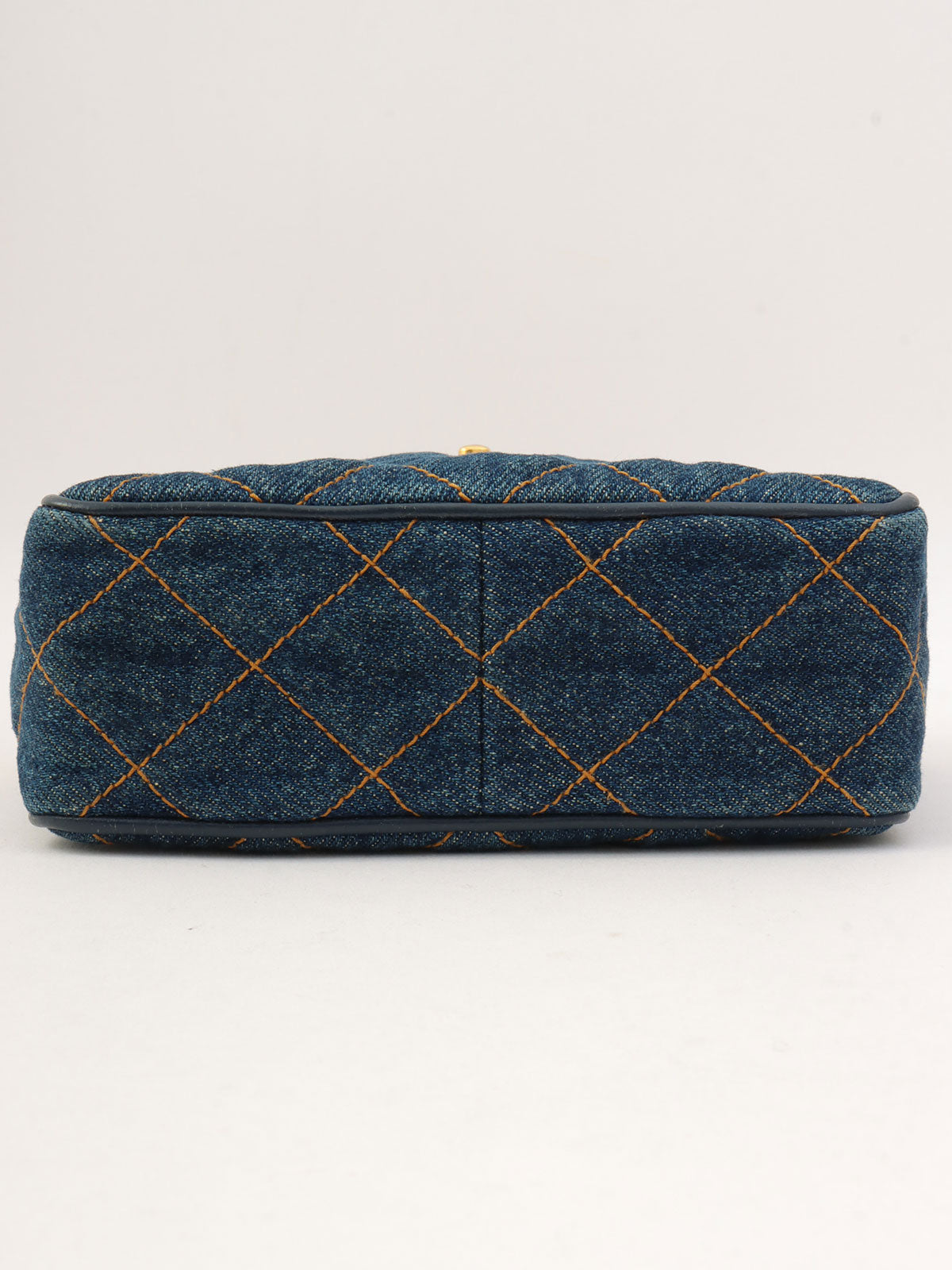 1997年頃製 デニムCCターンロックチェーンショルダーバッグ インディゴ