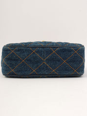 1997年頃製 デニムCCターンロックチェーンショルダーバッグ インディゴ