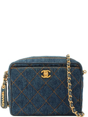 1997年頃製 デニムCCターンロックチェーンショルダーバッグ インディゴ