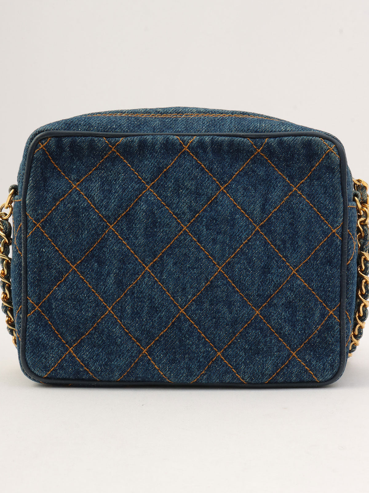 1997年頃製 デニムCCターンロックチェーンショルダーバッグ インディゴ