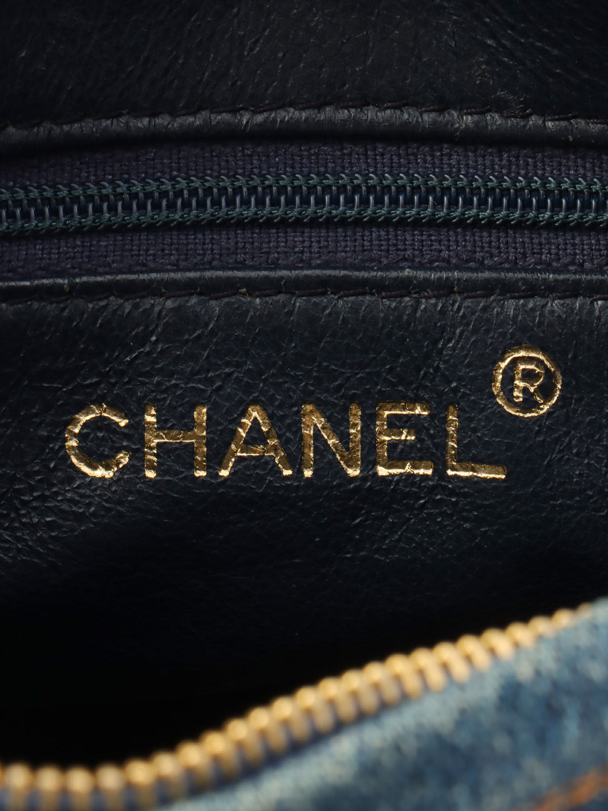 1997年頃製 デニムCCターンロックチェーンショルダーバッグ インディゴ