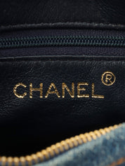 1997年頃製 デニムCCターンロックチェーンショルダーバッグ インディゴ