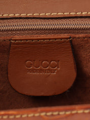 クロコダイルバンブー2wayバッグミニ ブラウン