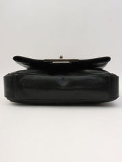 リザードエンボス2wayバッグ ブラック