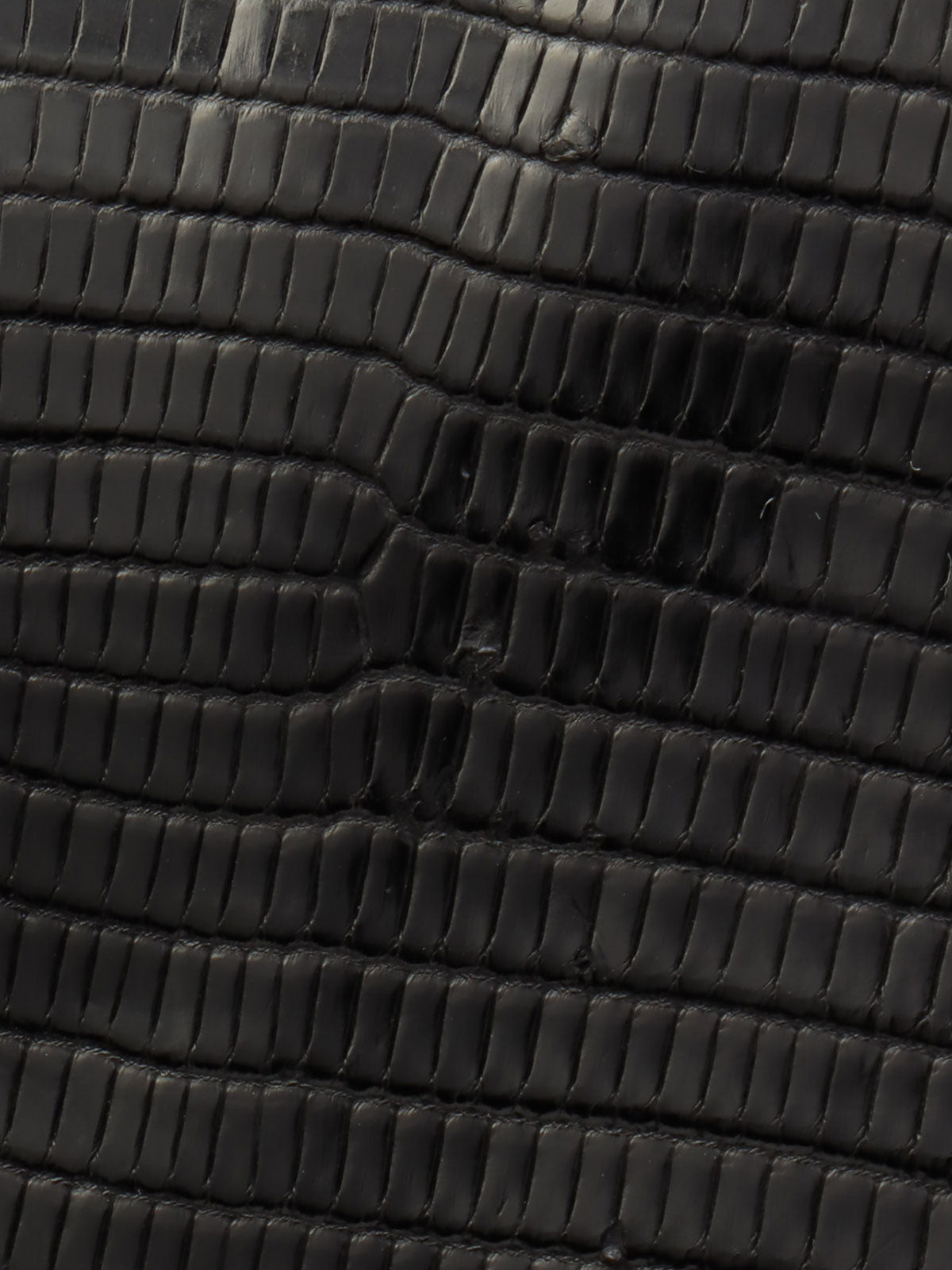 リザードエンボス2wayバッグ ブラック