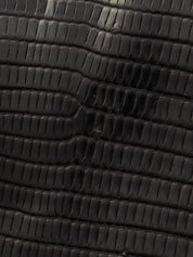 リザードエンボス2wayバッグ ブラック