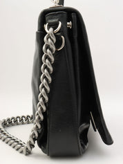 リザードエンボス2wayバッグ ブラック