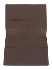 Intrecciato Notebook Cover Dark Brown