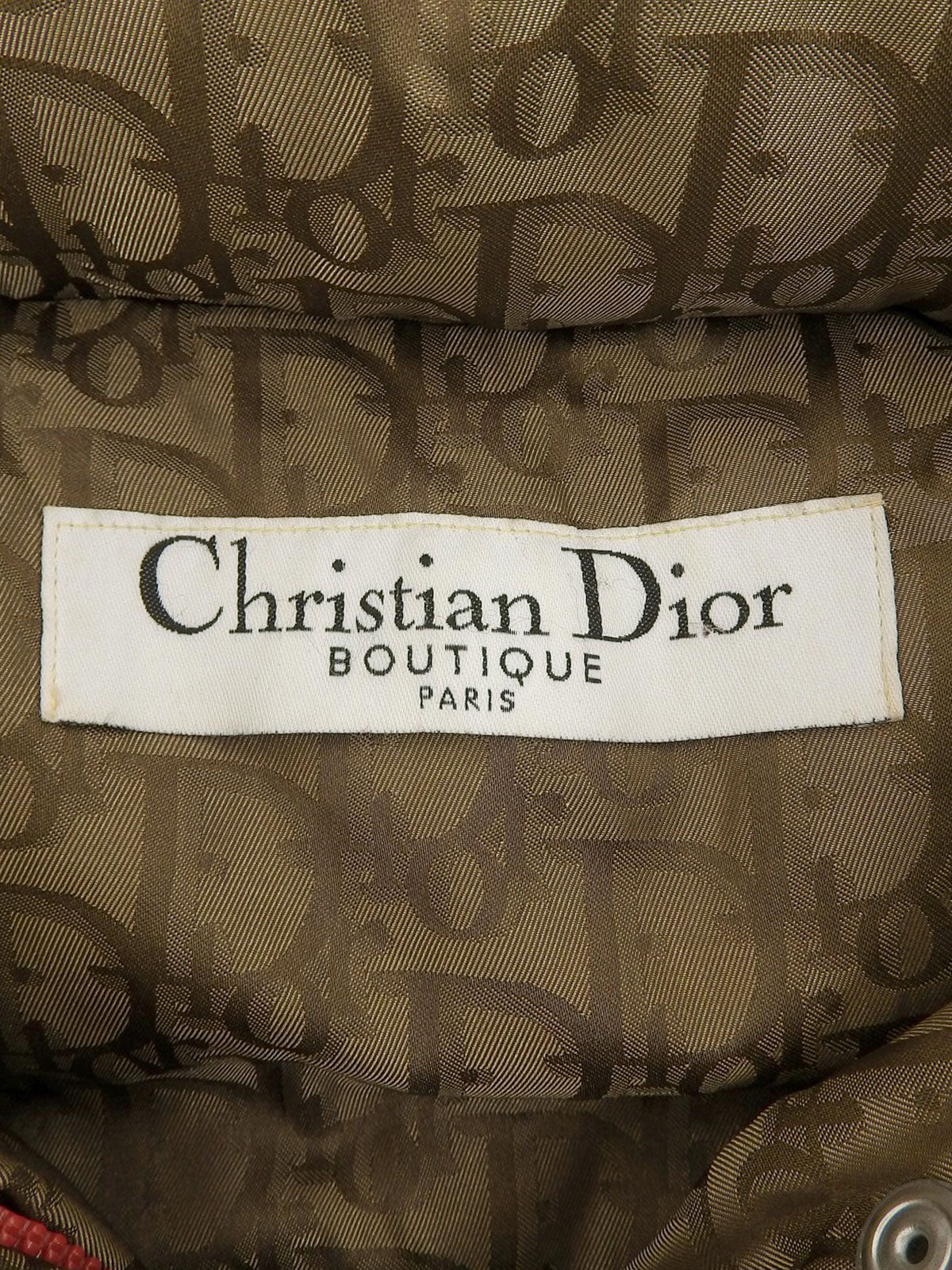 トロッターパターンダウンジャケット ブラウン #40