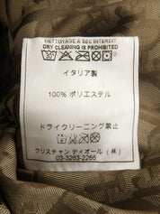 トロッターパターンダウンジャケット ブラウン #40