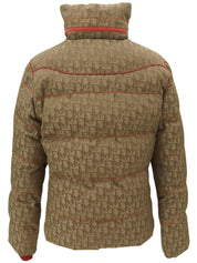 トロッターパターンダウンジャケット ブラウン #40