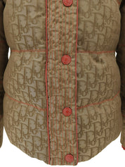 トロッターパターンダウンジャケット ブラウン #40