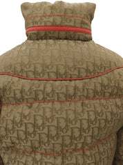 トロッターパターンダウンジャケット ブラウン #40