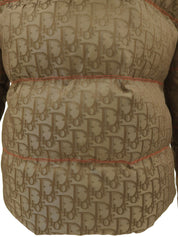 トロッターパターンダウンジャケット ブラウン #40