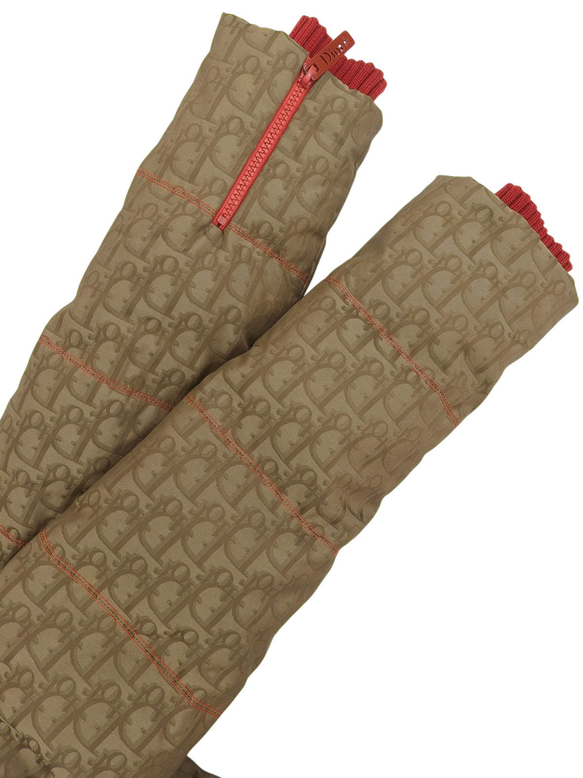 トロッターパターンダウンジャケット ブラウン #40