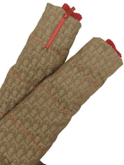 トロッターパターンダウンジャケット ブラウン #40