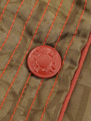 トロッターパターンダウンジャケット ブラウン #40