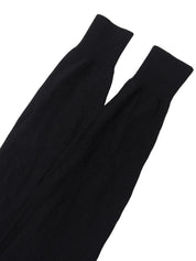 Wool cardigan in black