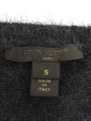 スパンコールニットワンピース グレー