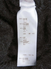 スパンコールニットワンピース グレー