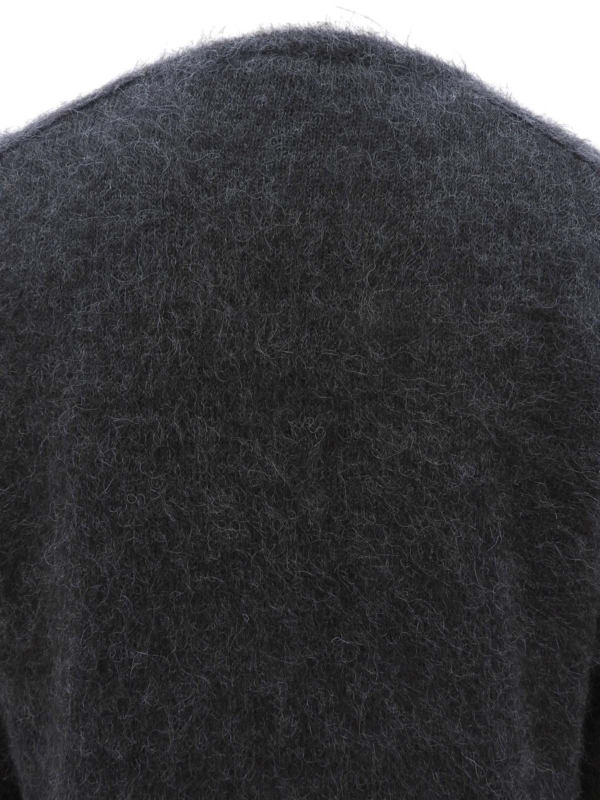 スパンコールニットワンピース グレー