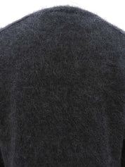 スパンコールニットワンピース グレー