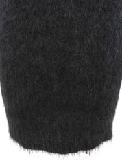 スパンコールニットワンピース グレー