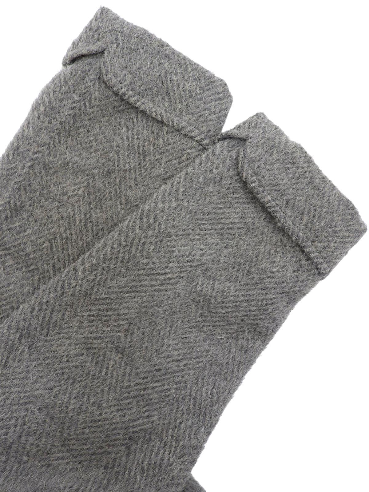 ウールダブルブレストコート #Men's Lグレー