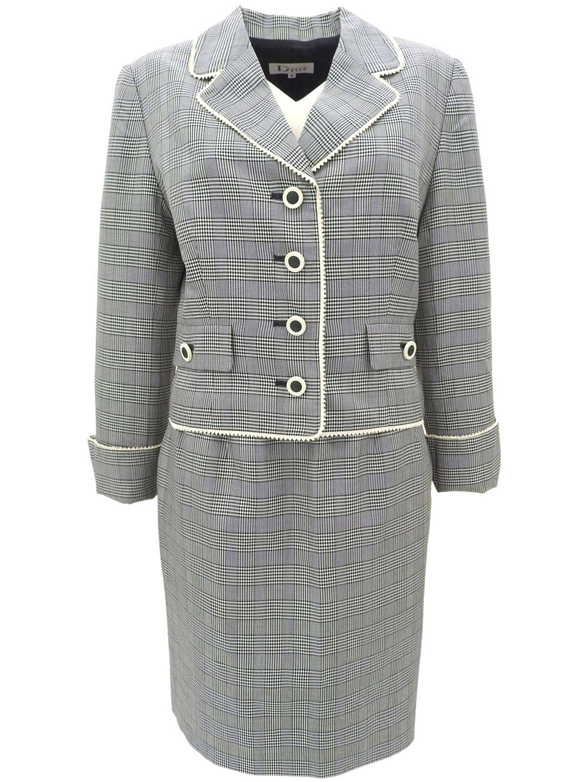 Glen Check Pattern Set-Up in Gray
