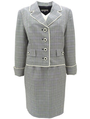 Glen Check Pattern Set-Up in Gray