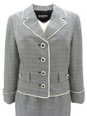 Glen Check Pattern Set-Up in Gray