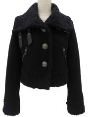 ロゴボタンブルゾン ブラック #38