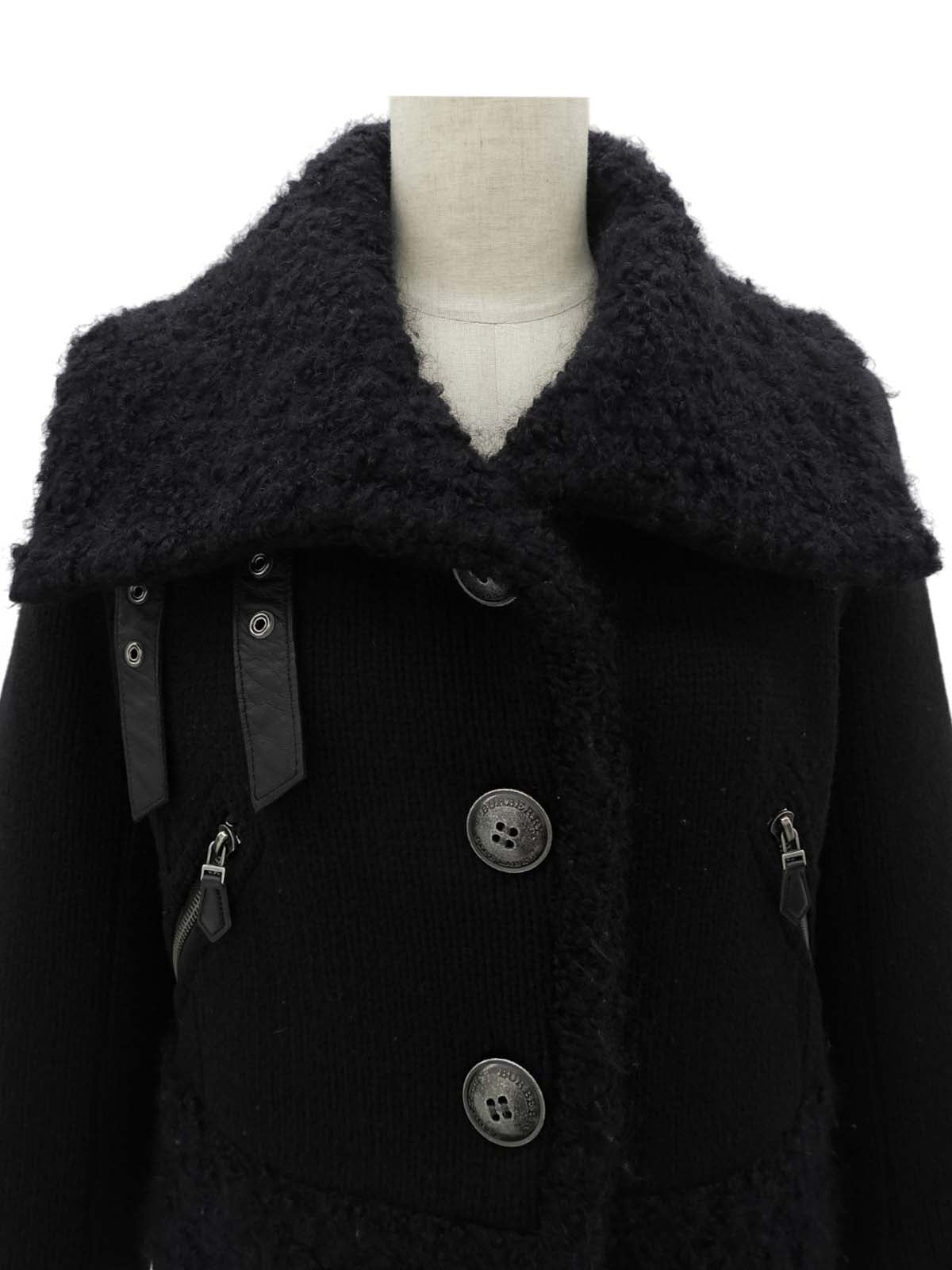 ロゴボタンブルゾン ブラック #38