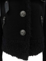 ロゴボタンブルゾン ブラック #38