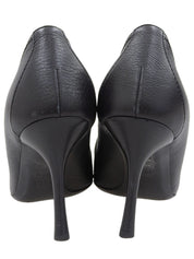 Horsebit Plate Pumps, Black, #36.5