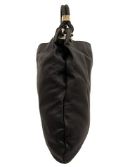 インターロッキングホーボーバッグ ブラック