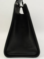 2014年頃製 シェブロンステッチボーイシャネルトートバッグ ブラック