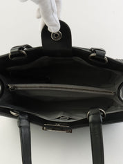 2014年頃製 シェブロンステッチボーイシャネルトートバッグ ブラック