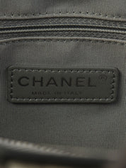 2014年頃製 シェブロンステッチボーイシャネルトートバッグ ブラック