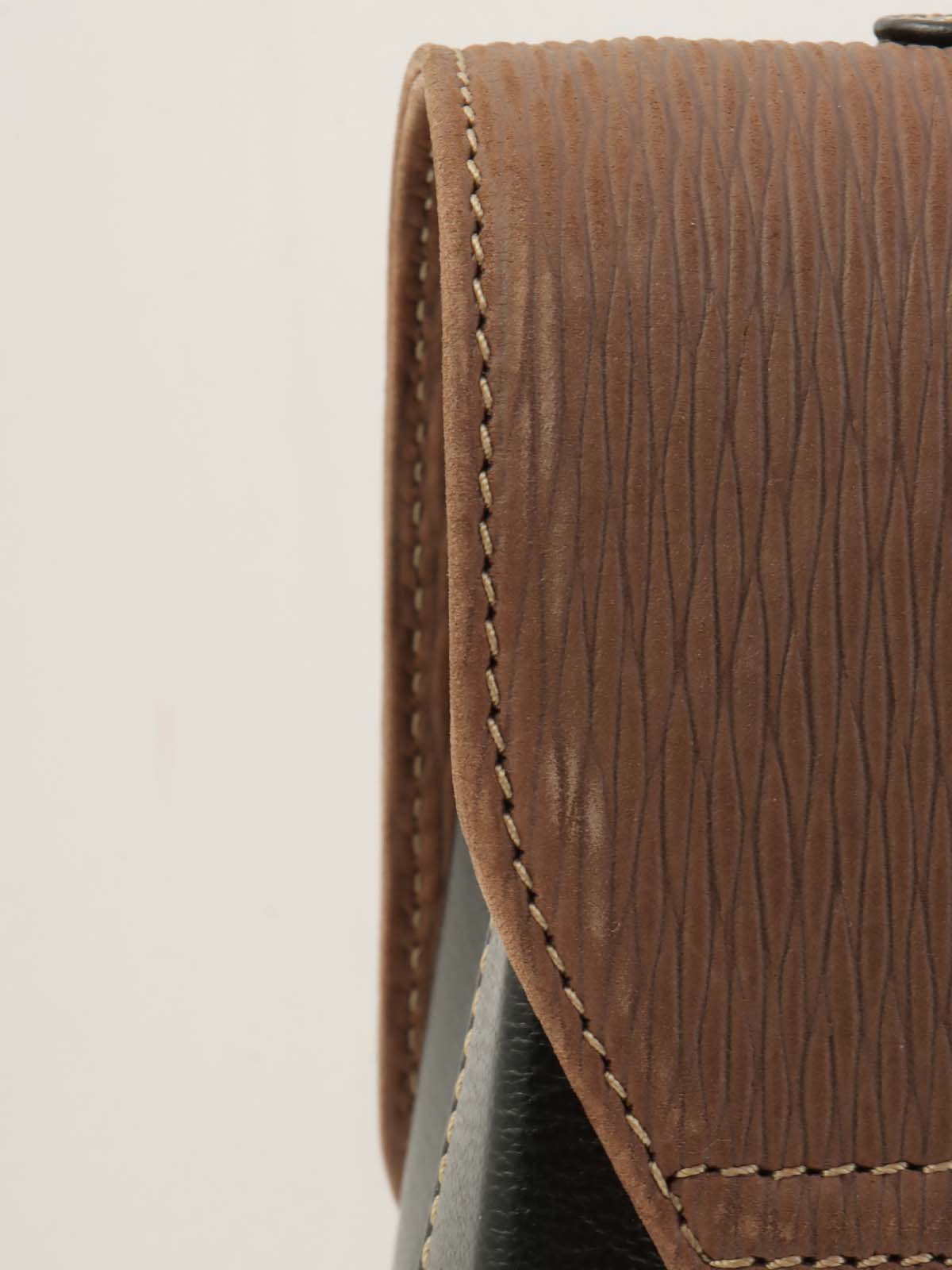 ベラスケス2wayバッグ ブラック/モカブラウン