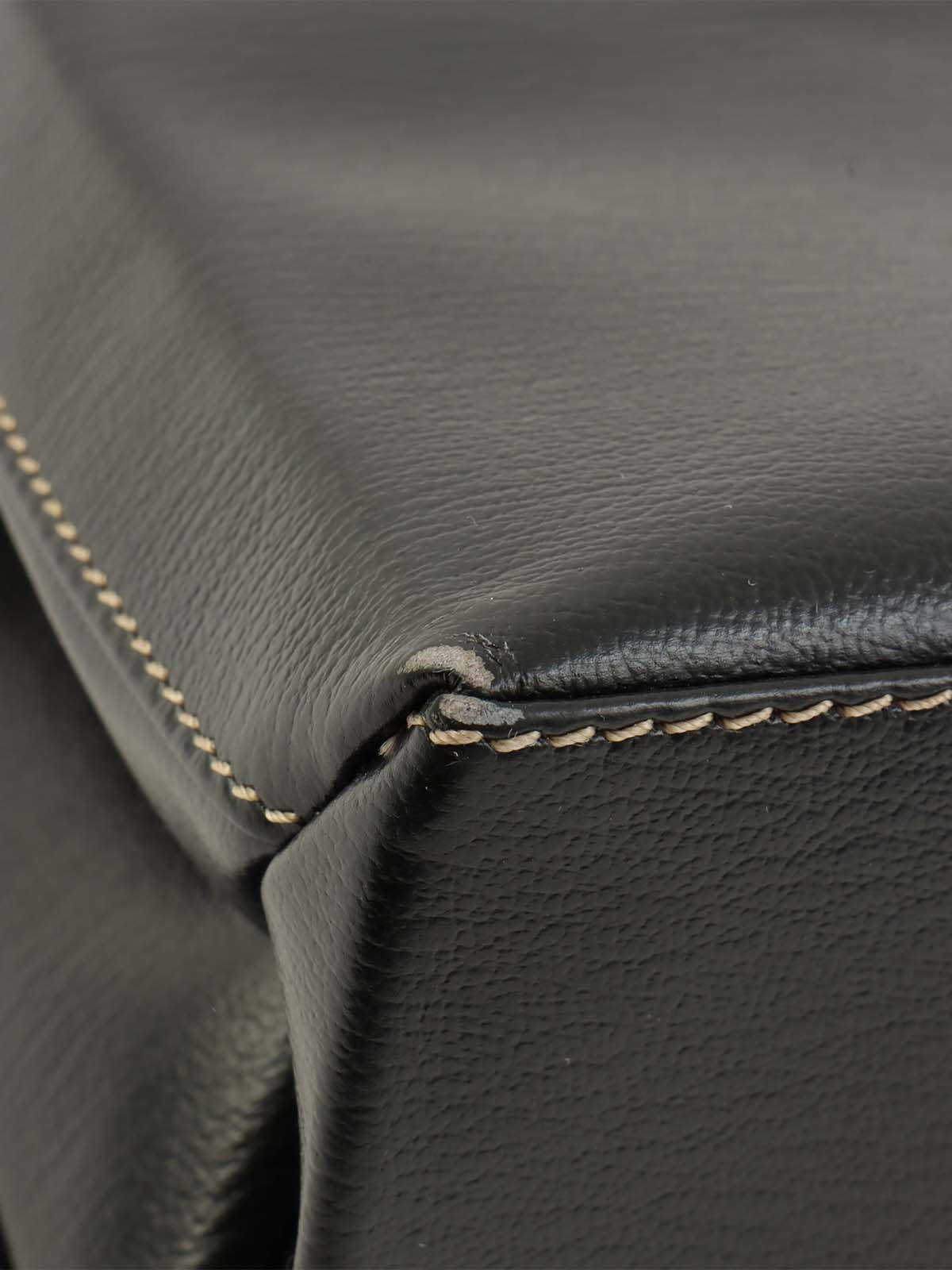 ベラスケス2wayバッグ ブラック/モカブラウン