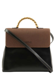 ベラスケス2wayバッグ ブラック/モカブラウン