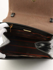 ベラスケス2wayバッグ ブラック/モカブラウン