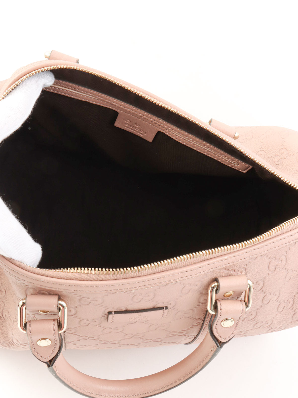 グッチシマボストンバッグ ピンク